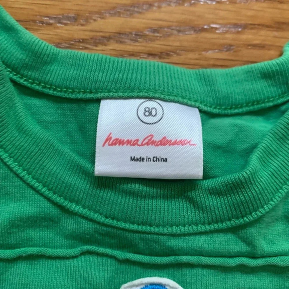 Hanna Andersson Short Sleeve One Piece 100% Cotton Romper Size 18-24 Months - Picture 4 of 5